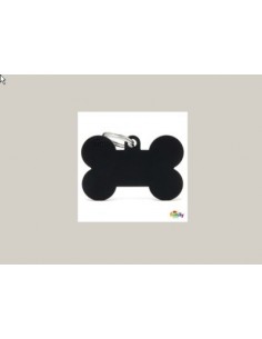 MEDAGLIETTA OSSO XL ALLUMINIO NERO