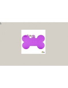 MEDAGLIETTA OSSO XL ALLUMINIO VIOLA