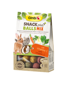 GIMBI SNACK PLUS BALLS MIX 50 GR