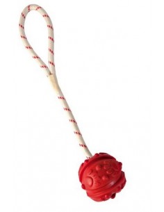 PALLA GALLEGGIANTE CON CORDA 7CM/35CM