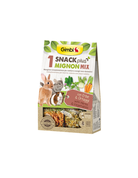 GIMBI 1 SNACK PLUS MIGNON MIX ERBE ORTAGGI 50 GR