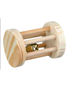 CILINDRO GIOCO IN LEGNO C/CAMPANELLO