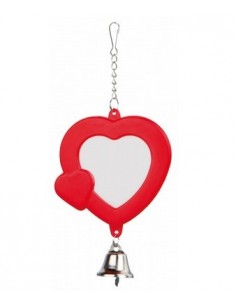 SPECCHIO C/CAMPANELLO A FORMA DI CUORE