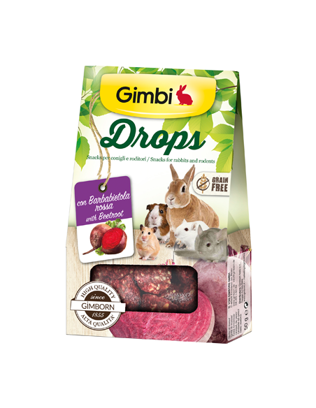 GIMBI DROPS CON BARBABIETOLA GR.50